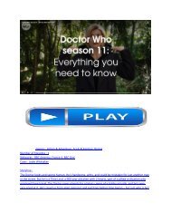 Doctor Who Season 11 Episode 1