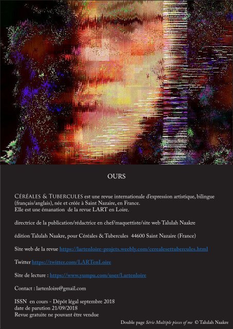 Céréales & Tubercules Manioc 2018