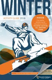 Parks & Recreation Activity Guide Fall/Winter 2018