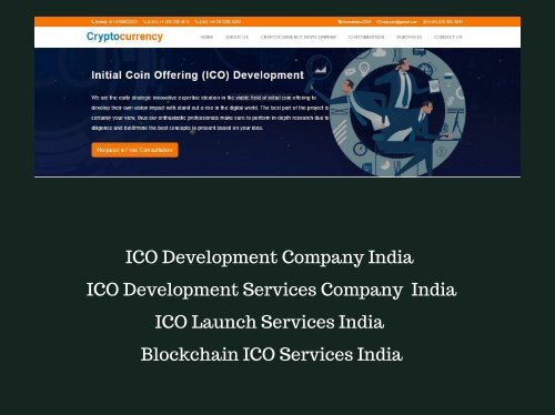 ICO Development Company India - ICO Development Services Company India