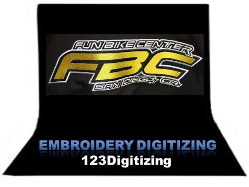 Top Quality Embroidery Digitizing Service by 123Digitizing  