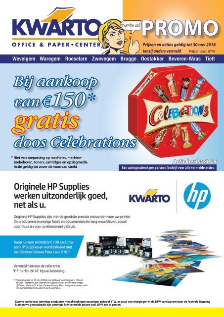 Kwarto promofolder geldig tot 30/11/18 