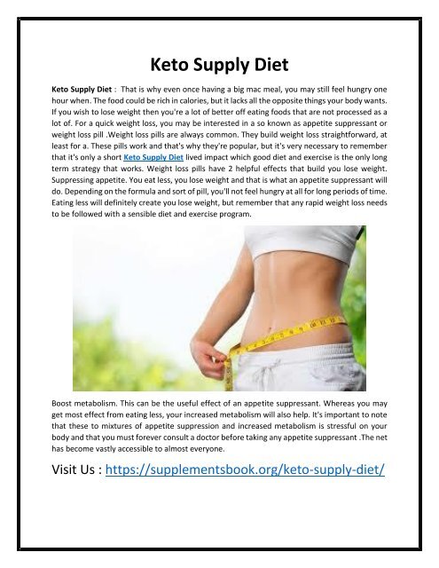 Keto Supply Diet - It make Body Healthy & Physical Health strong 