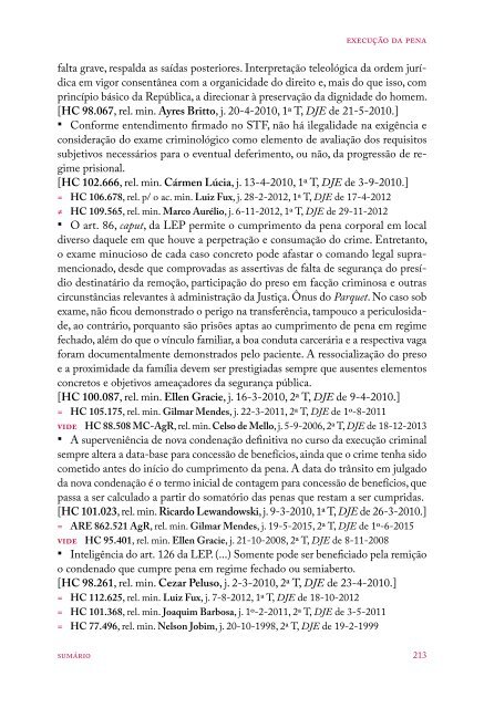 #Coletânea Temática de Jurisprudência - Direito Penal e Processual Penal (2016)