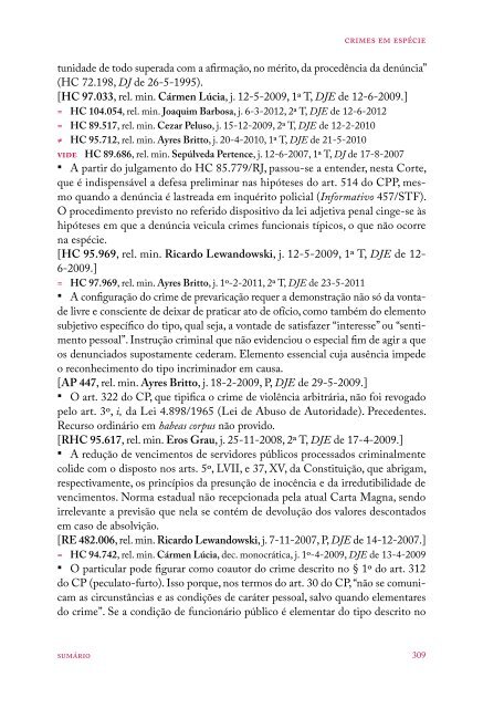 #Coletânea Temática de Jurisprudência - Direito Penal e Processual Penal (2016)