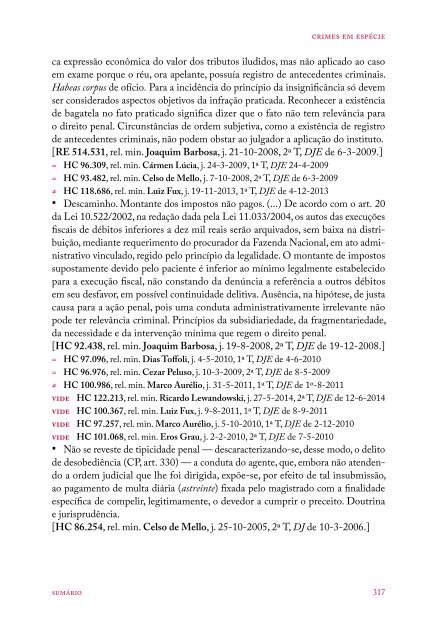 #Coletânea Temática de Jurisprudência - Direito Penal e Processual Penal (2016)