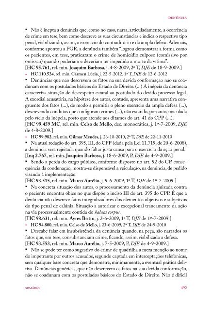 #Coletânea Temática de Jurisprudência - Direito Penal e Processual Penal (2016)