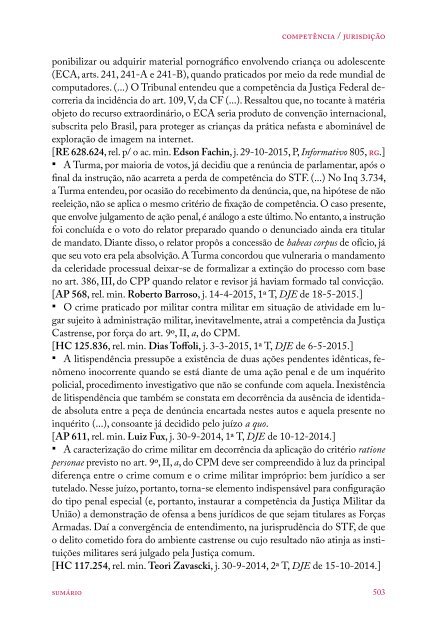 #Coletânea Temática de Jurisprudência - Direito Penal e Processual Penal (2016)