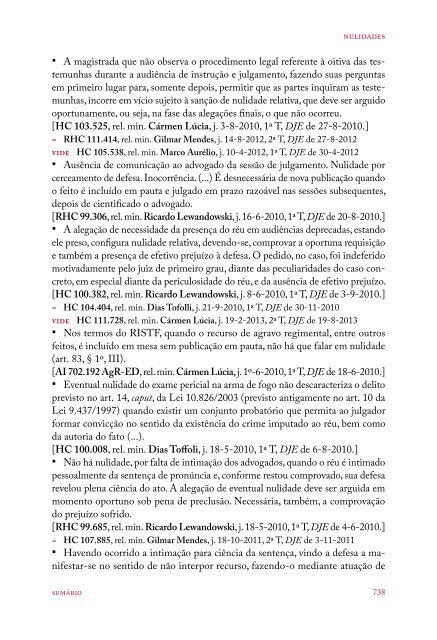 #Coletânea Temática de Jurisprudência - Direito Penal e Processual Penal (2016)