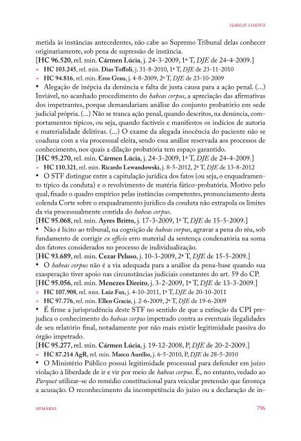 #Coletânea Temática de Jurisprudência - Direito Penal e Processual Penal (2016)