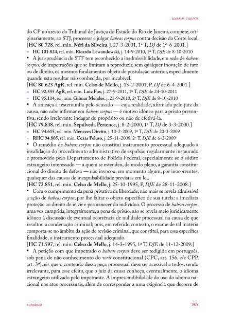 #Coletânea Temática de Jurisprudência - Direito Penal e Processual Penal (2016)