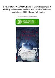 FREE~DOWNLOAD Ghosts of Christmas Past A chilling collection of modern and classic Christmas ghost stories PDF Ebook Full Series