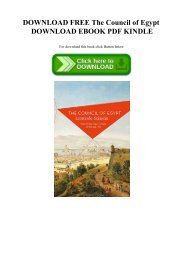 DOWNLOAD FREE The Council of Egypt DOWNLOAD EBOOK PDF KINDLE
