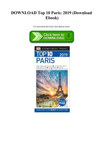 DOWNLOAD Top 10 Paris 2019 (Download Ebook)