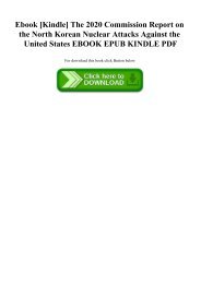 Ebook [Kindle] The 2020 Commission Report on the North Korean Nuclear Attacks Against the United States EBOOK EPUB KINDLE PDF