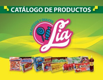 CATALOGO DE PRODUCTOS DULCES LIA 1
