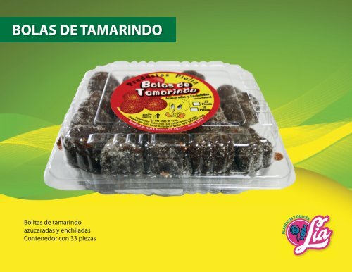 CATALOGO DE PRODUCTOS DULCES LIA 1