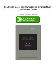 Read book Cases and Materials on Criminal Law (PDF) Read Online