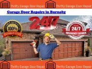 Garage Door Repairs in Burnaby