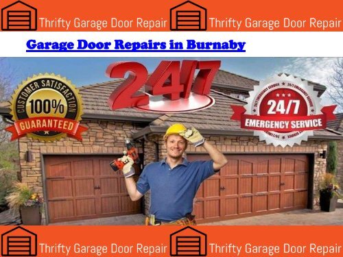 Garage Door Repairs in Burnaby