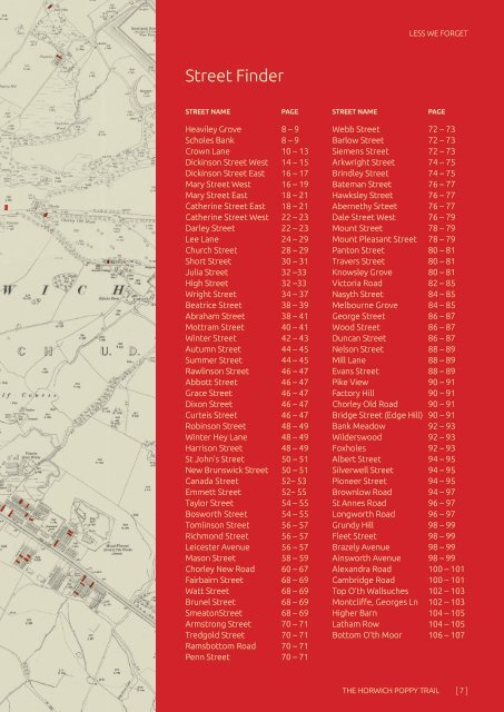 The Horwich Poppy Trail Book