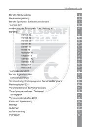 Tennis-Jahresheft 2011 - FC Ezelsdorf