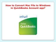 How to Convert Mac File to Windows in QuickBooks Account app