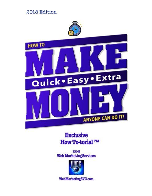 HOW TO MAKE QUICK EASY EXTRA MONEY