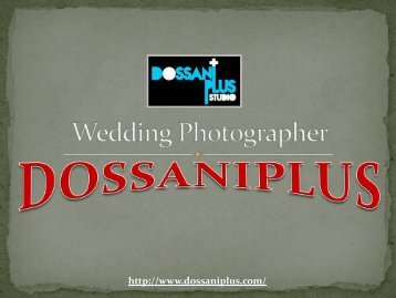Wedding photographer - DossaniPlus