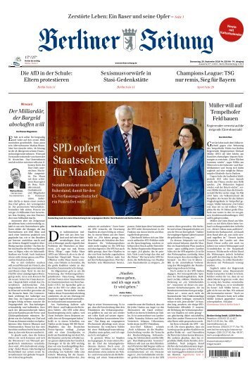 Berliner Zeitung 20.09.2018