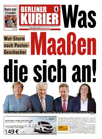 Berliner Kurier 20.09.2018