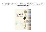 Read [PDF] American Heritage Dictionary of the English Language, Fifth Edition Read online 120008