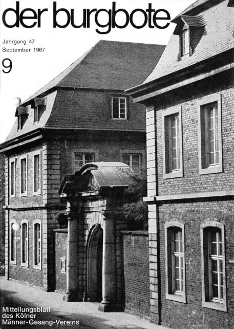 Der Burgbote 1967 (Jahrgang 47)