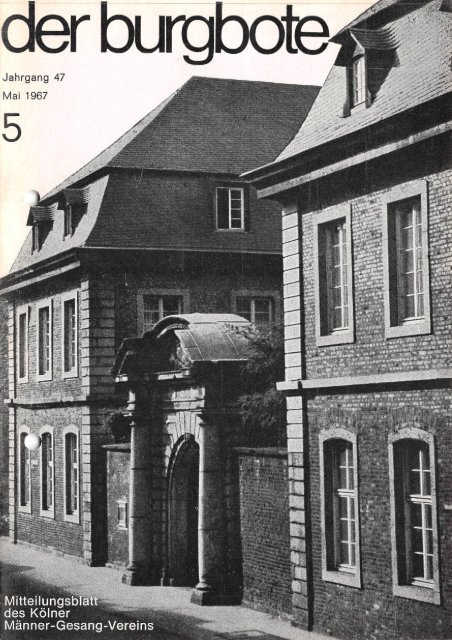 Der Burgbote 1967 (Jahrgang 47)