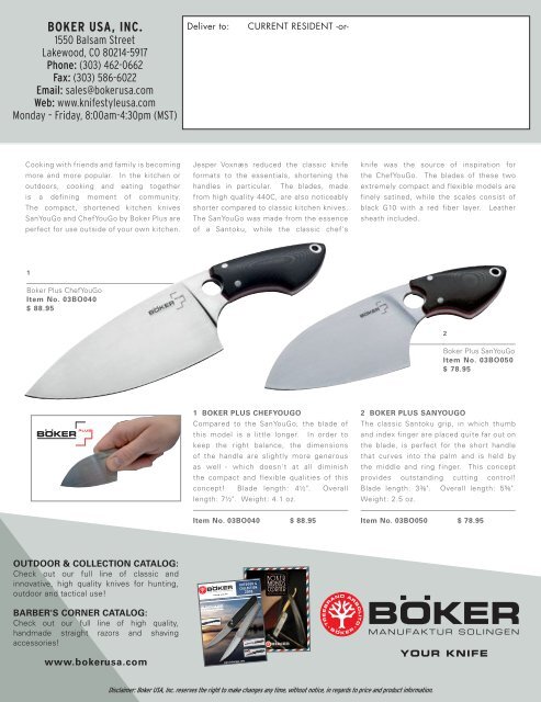 Boker Knifestyle | BUSA Edition 2018 / 2019