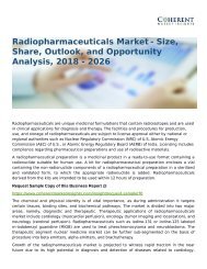Radiopharmaceuticals Market Size, Trend and Outlook 2026