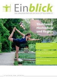 Einblick 2/2015: Titelthema 