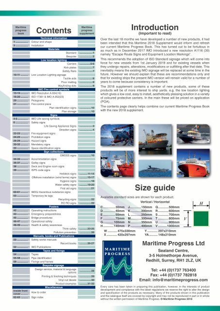 The Maritime Progress Supplement 2018