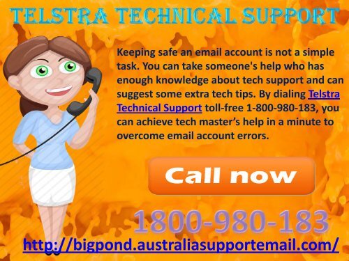 Telstra Technical Support 1 800 980 183 Solve Login Problems