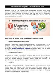 5+ Best Free Magento 2 Extension of 2018
