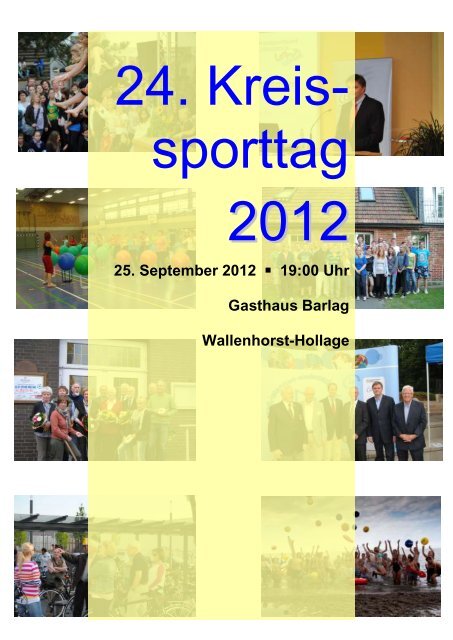 24. Kreissporttag 2012 - Kreissportbund Osnabrück-Land e.V.