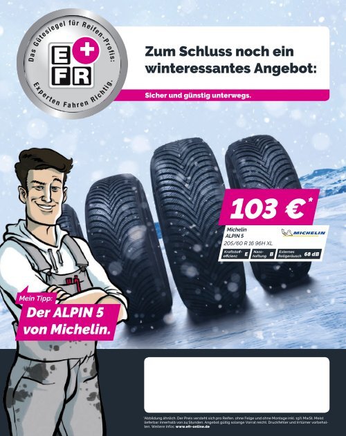 EFR Reifen-Profis | Winter 2018 - 26.09.2018