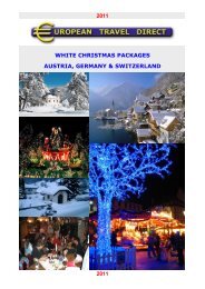 white christmas packages austria, germany & switzerland - OBrochure