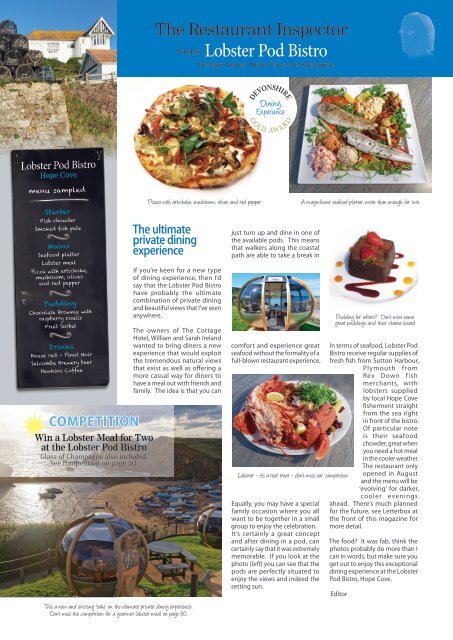 Devonshire's East Devon magazine September October 2018