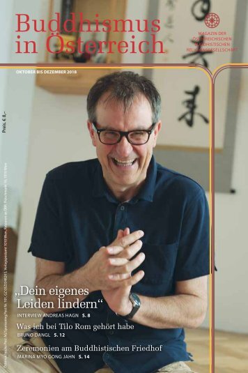 Buddhismus in Österreich - Ausgabe Oktober bis Dezember 2018