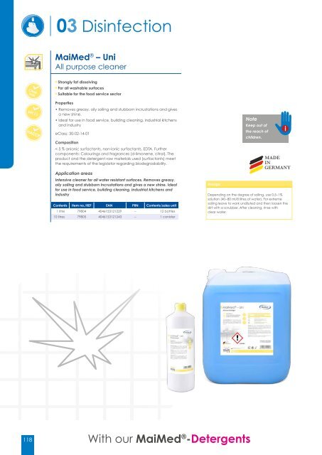 Product Catalogue MaiMed GmbH