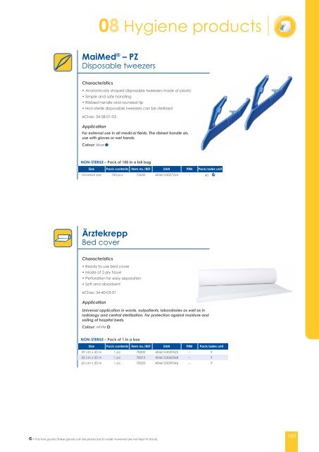 Product Catalogue MaiMed GmbH