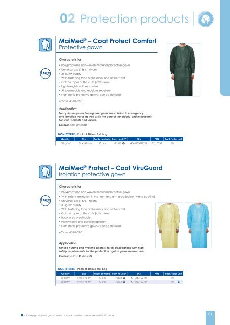 Product Catalogue MaiMed GmbH