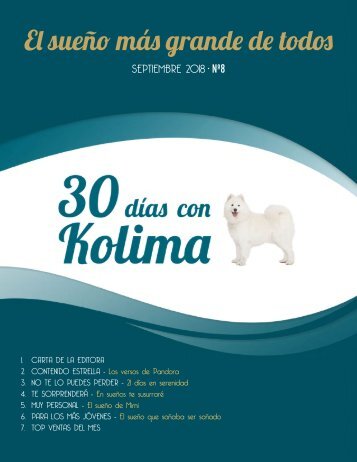 30 días con Kolima - Septiembre 2018