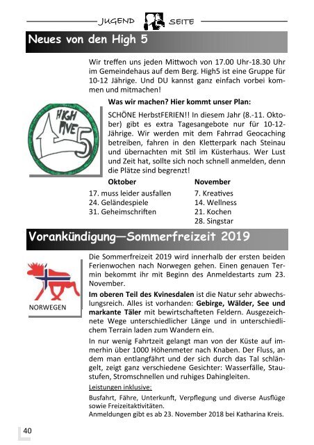 Der Bote vom Berg Ausgabe 4 / 2018